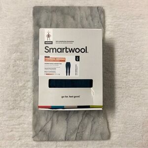 Smartwool Base Layer Leggings 100% Merino Wool Dark Green Size Large New